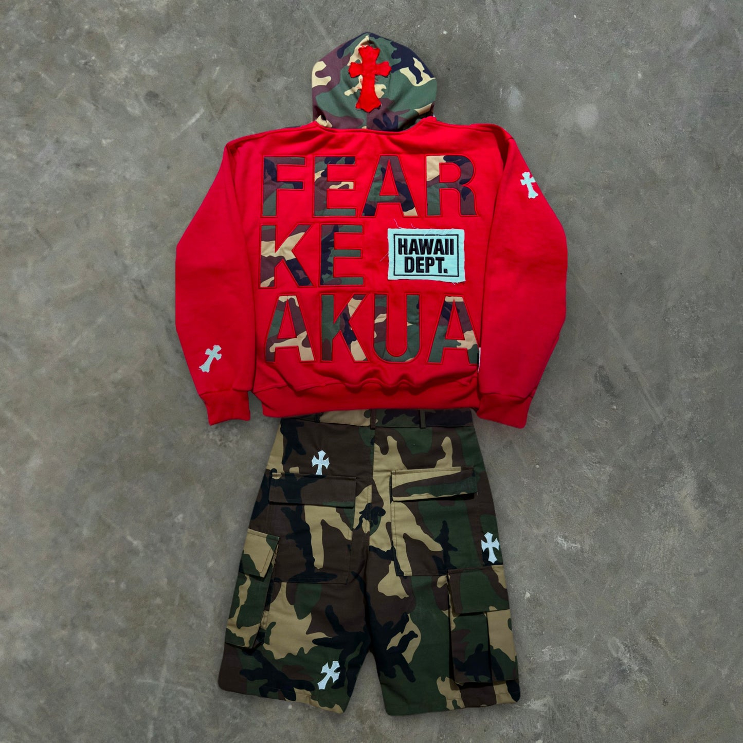 Red Woodland Hoodie