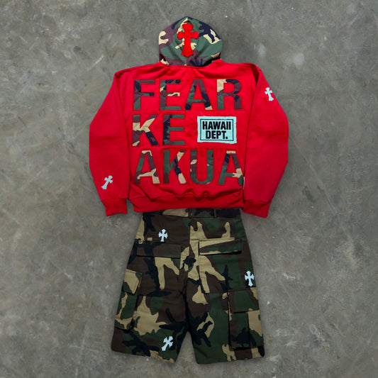 Red Woodland Hoodie