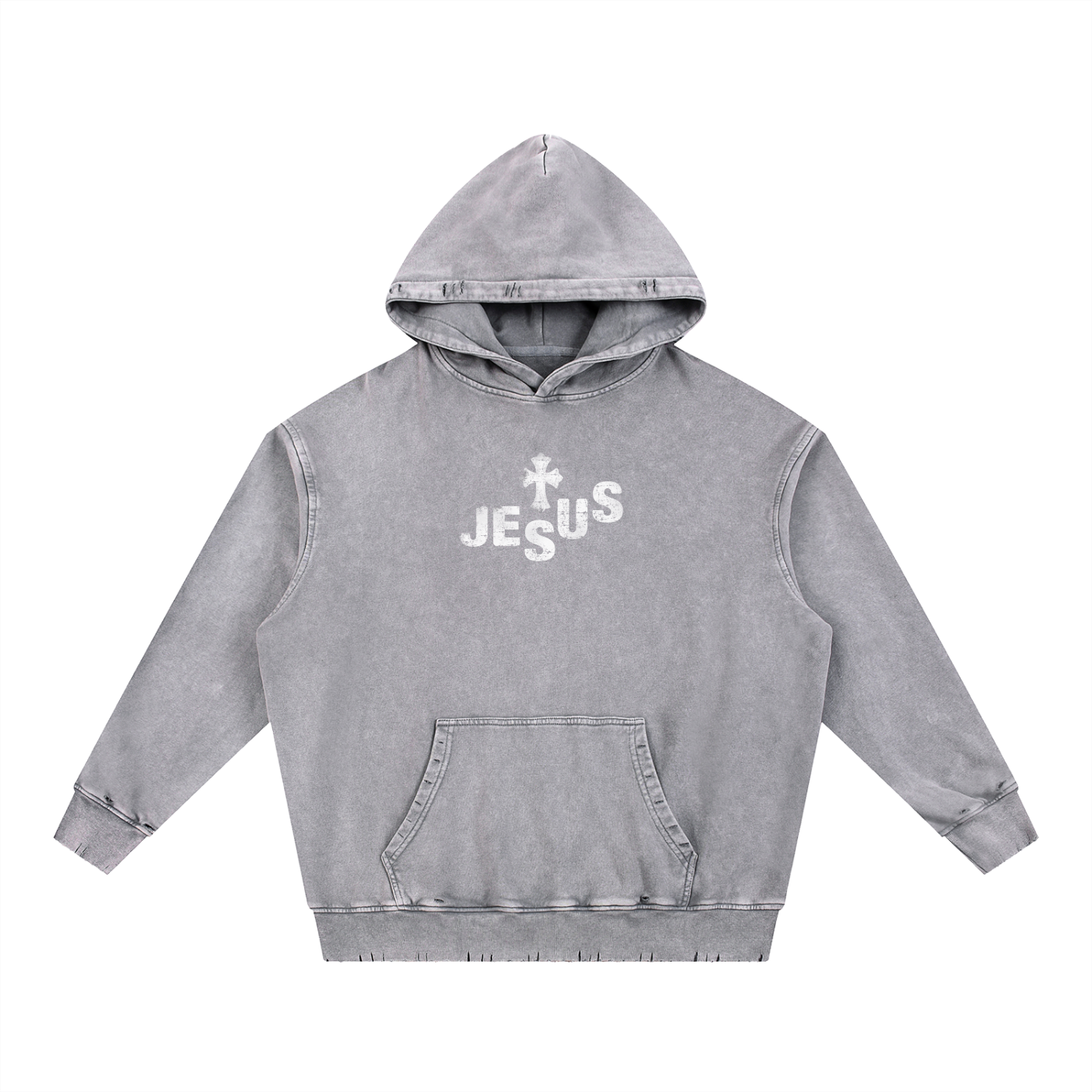 Freyed Jesus Hoodie