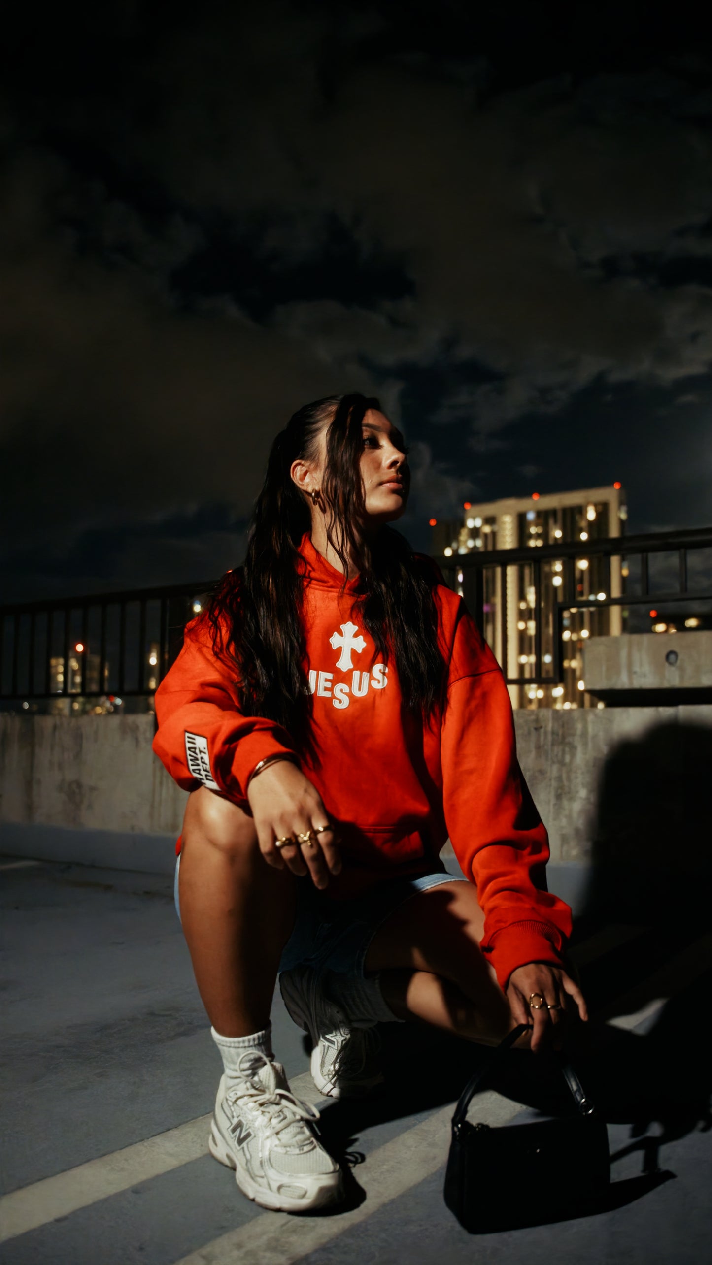 Acid Red Jesus Hoodie