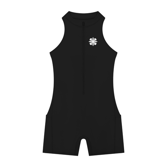 Women’s Quarter-Zip Yoga Romper