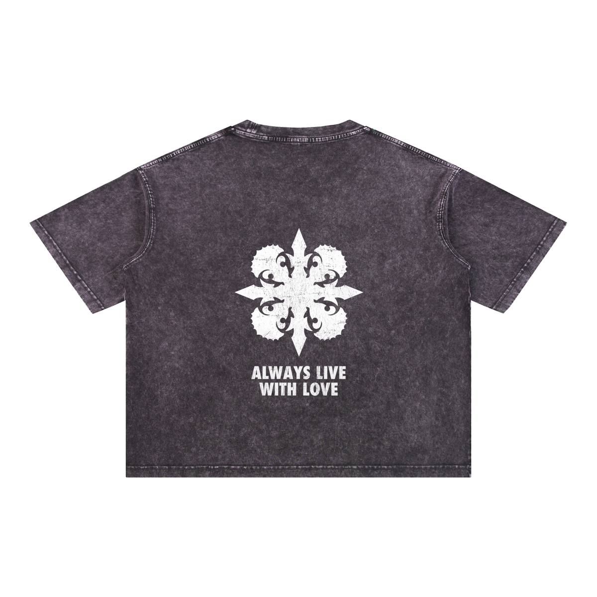 Mineral Wash Boxy Cotton T-Shirt