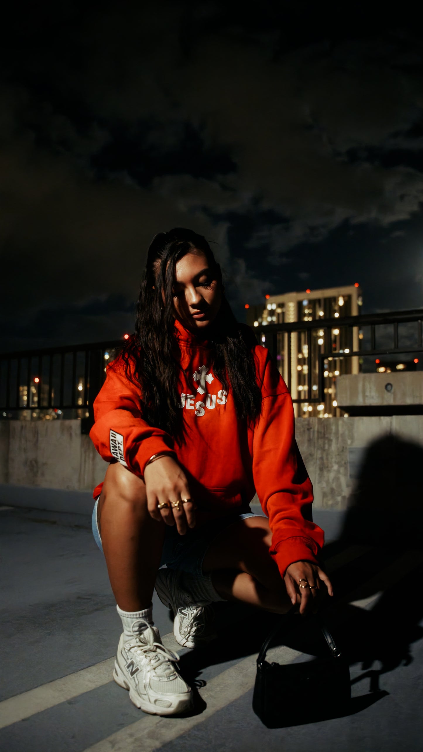 Acid Red Jesus Hoodie