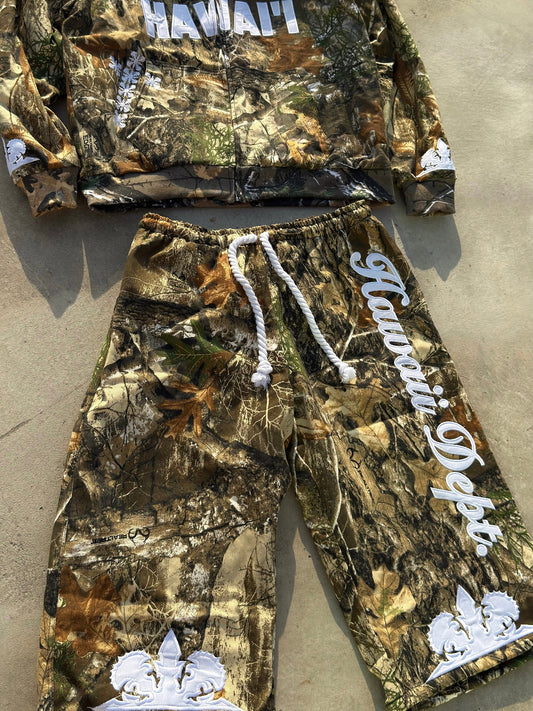 Aloha Real Tree 3/4 Sweats