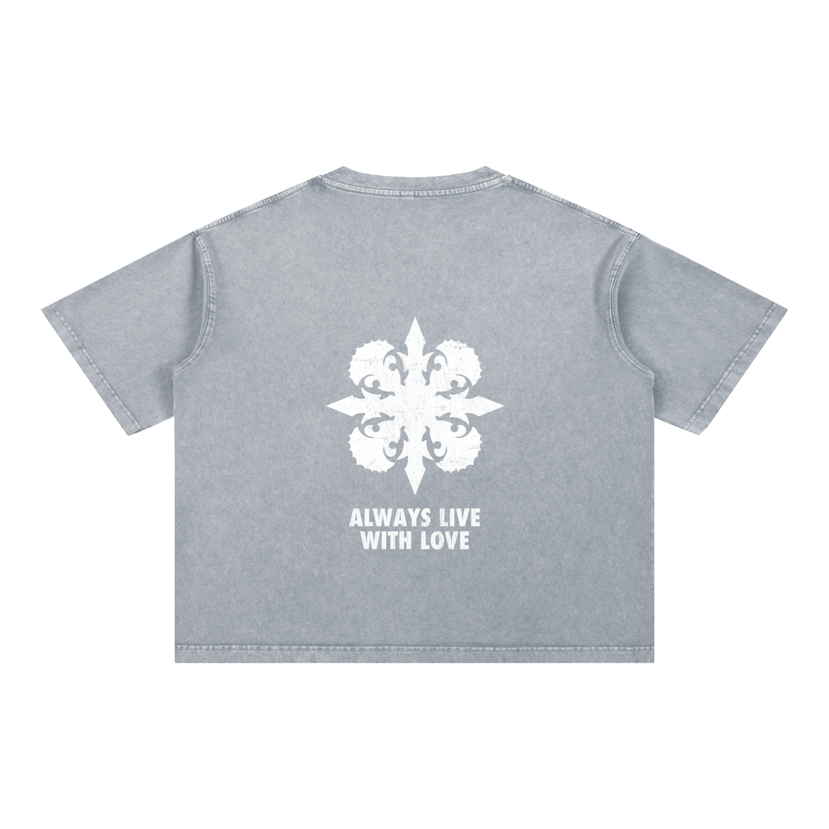 Mineral Wash Boxy Cotton T-Shirt