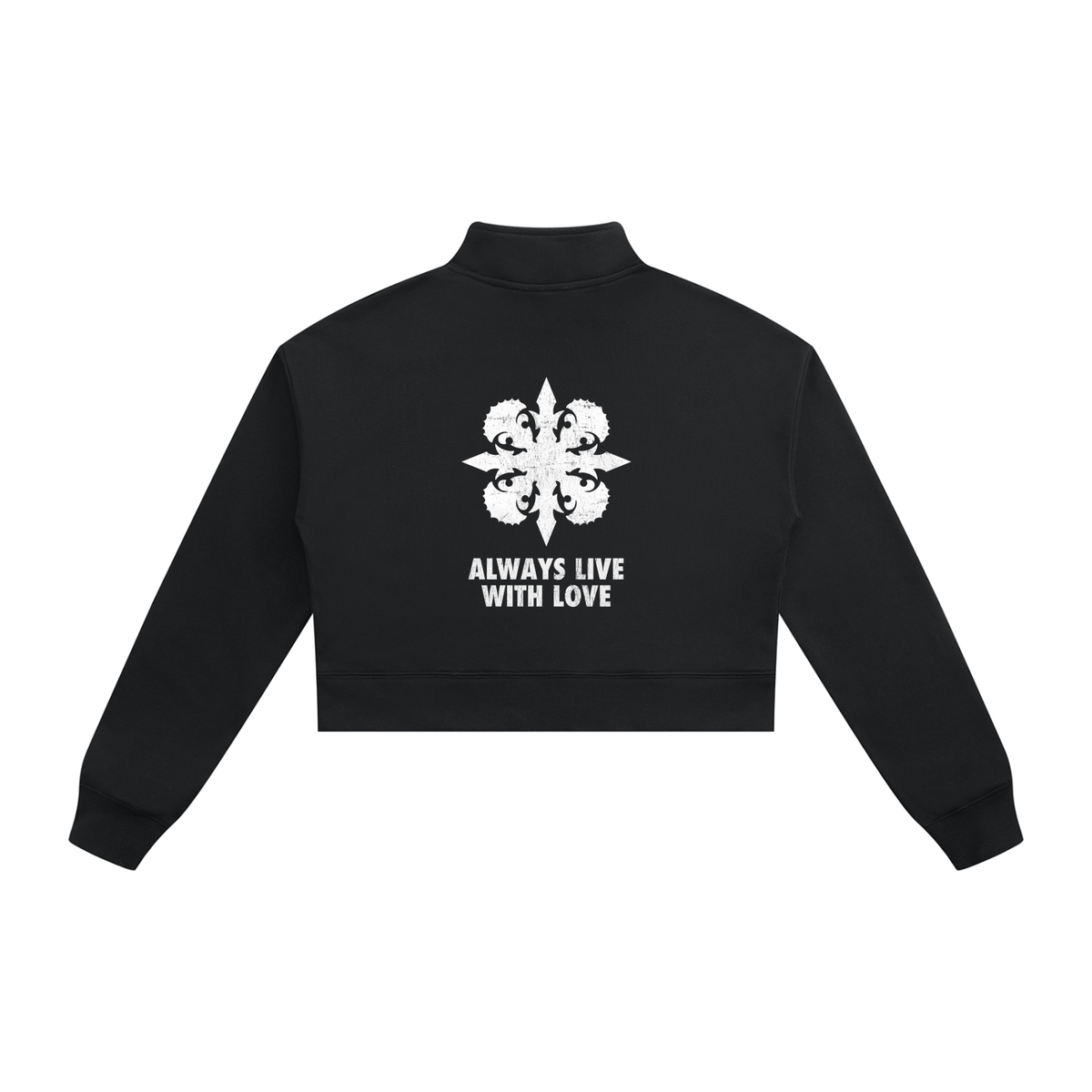Women's Crop Quarter-Zip Sweatshirt