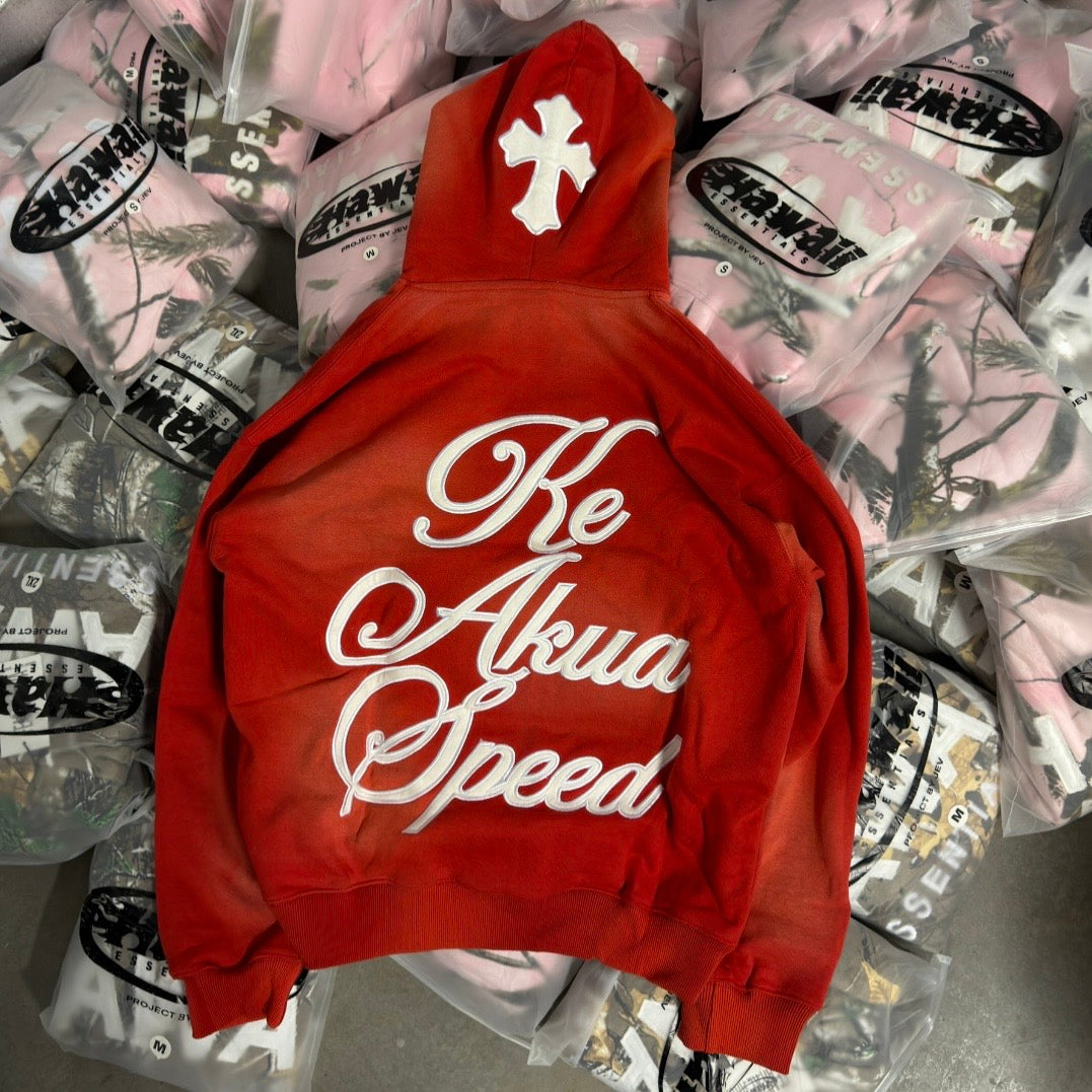 Acid Red Jesus Hoodie