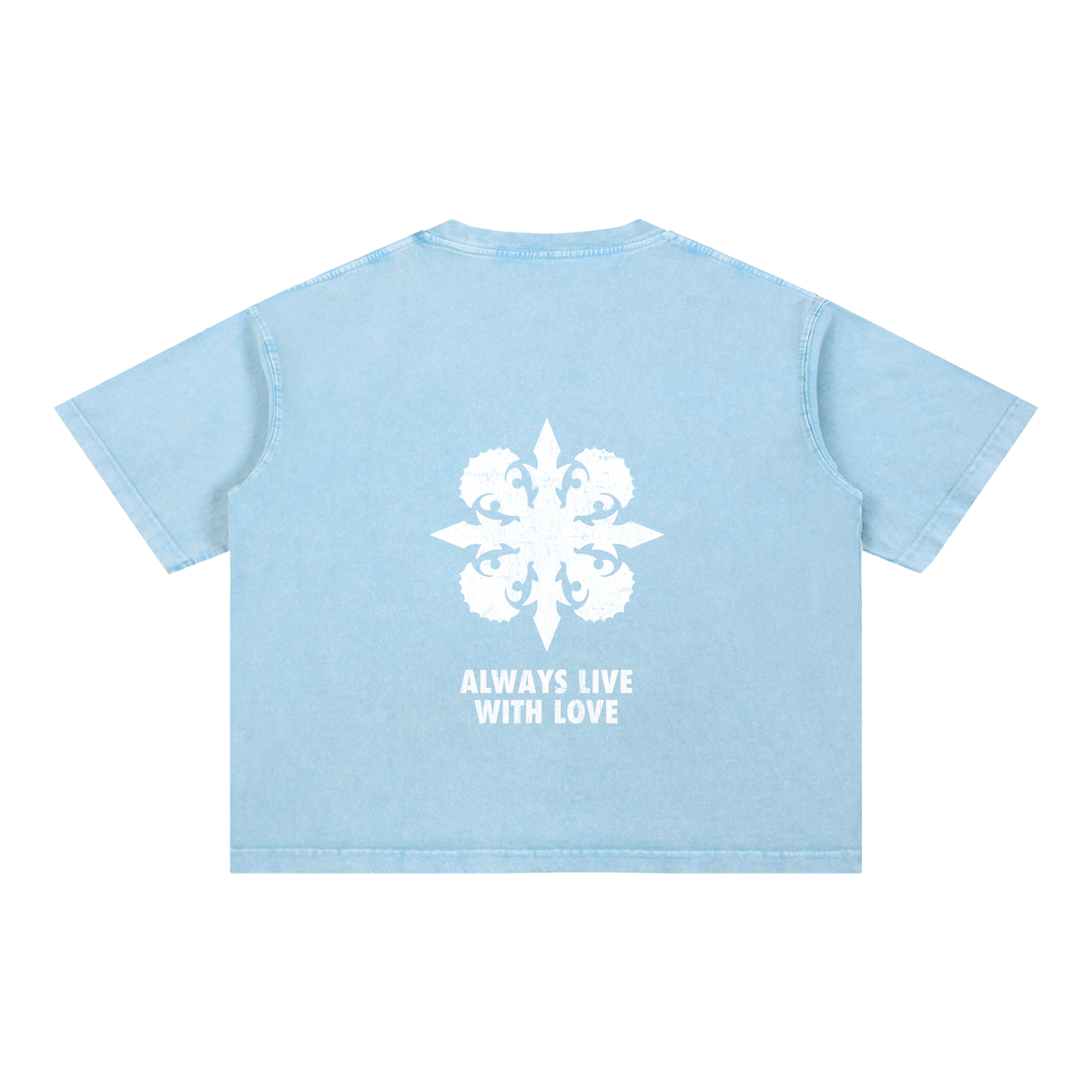 Mineral Wash Boxy Cotton T-Shirt