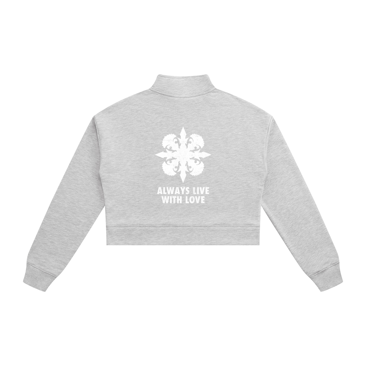 Women's Crop Quarter-Zip Sweatshirt