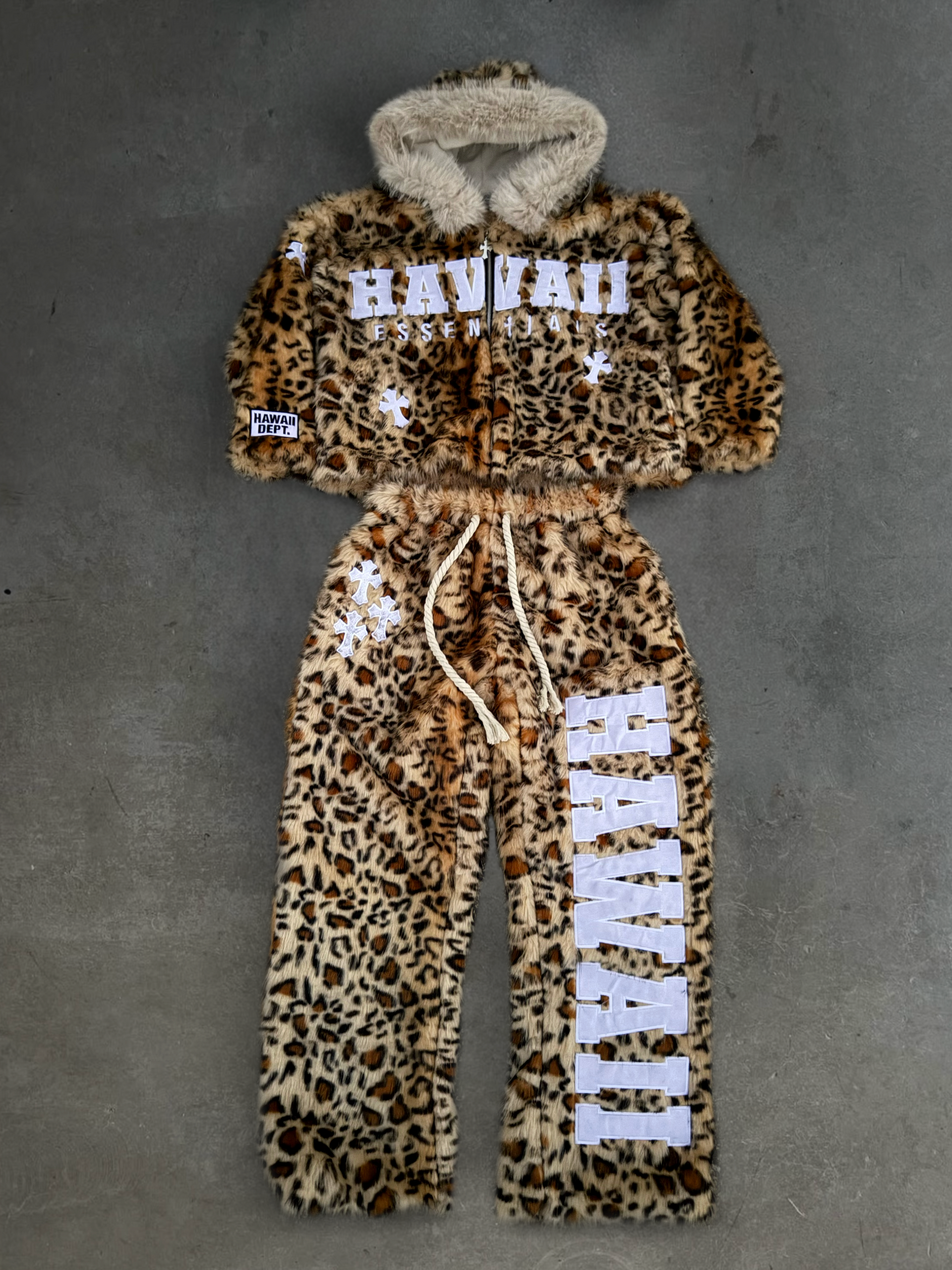 Faux Leopard Pants – Hawaii Dept Streetwear