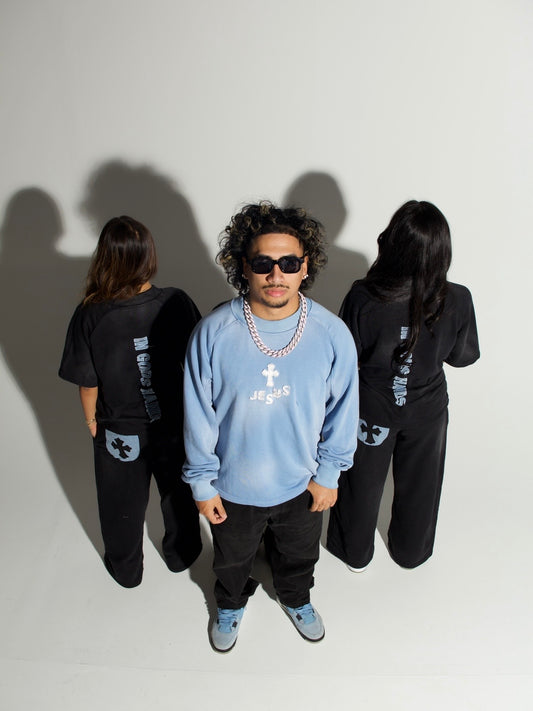Blue Jesus Longsleeve