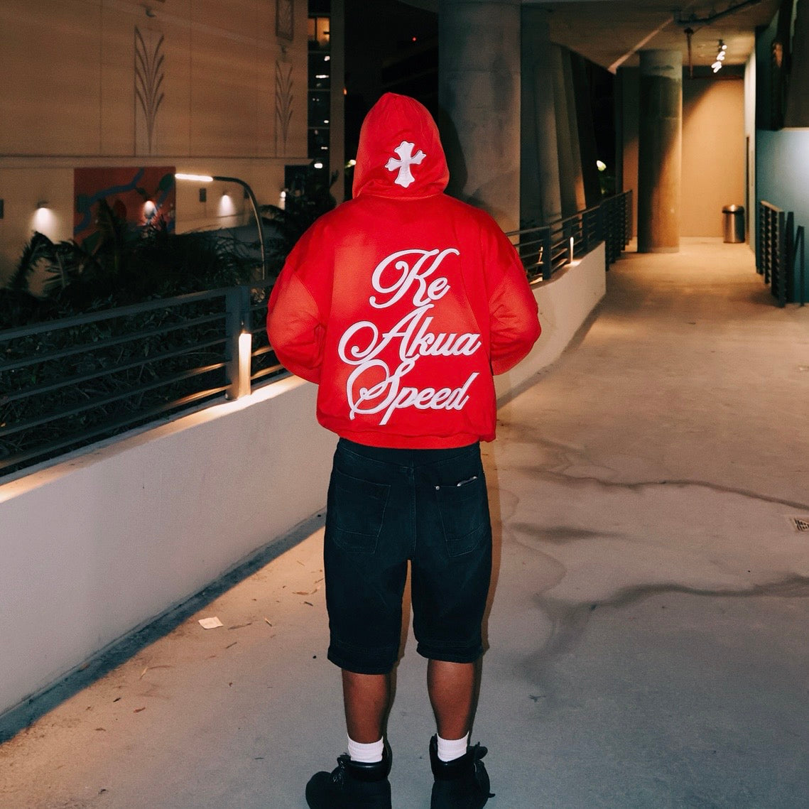 Acid Red Jesus Hoodie