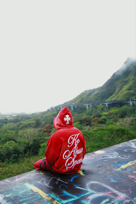 Acid Red Jesus Hoodie