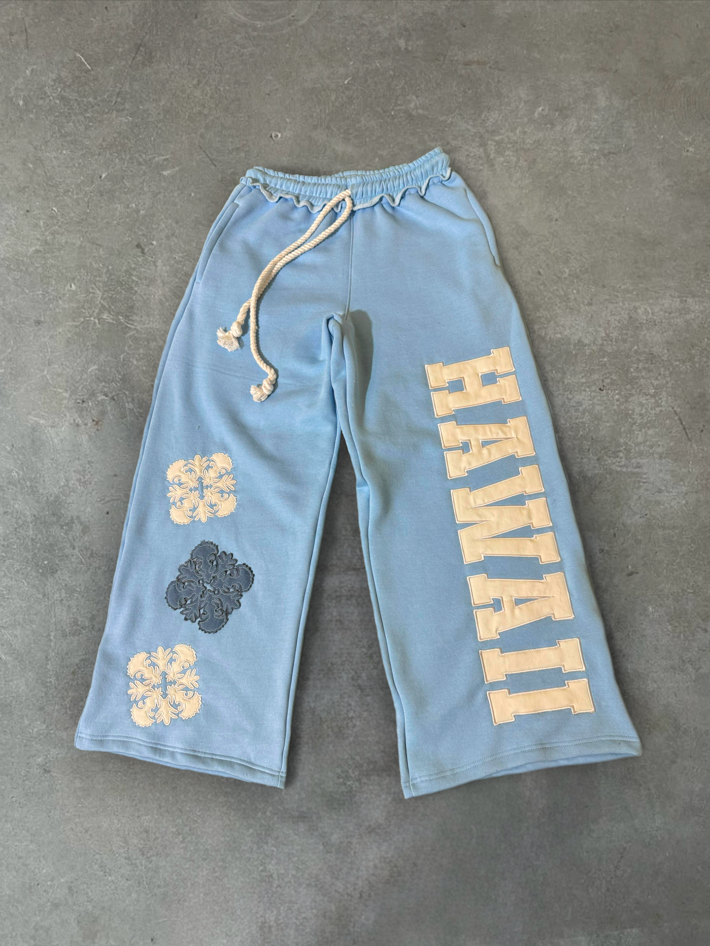 Lehua Baby Blue Sweats