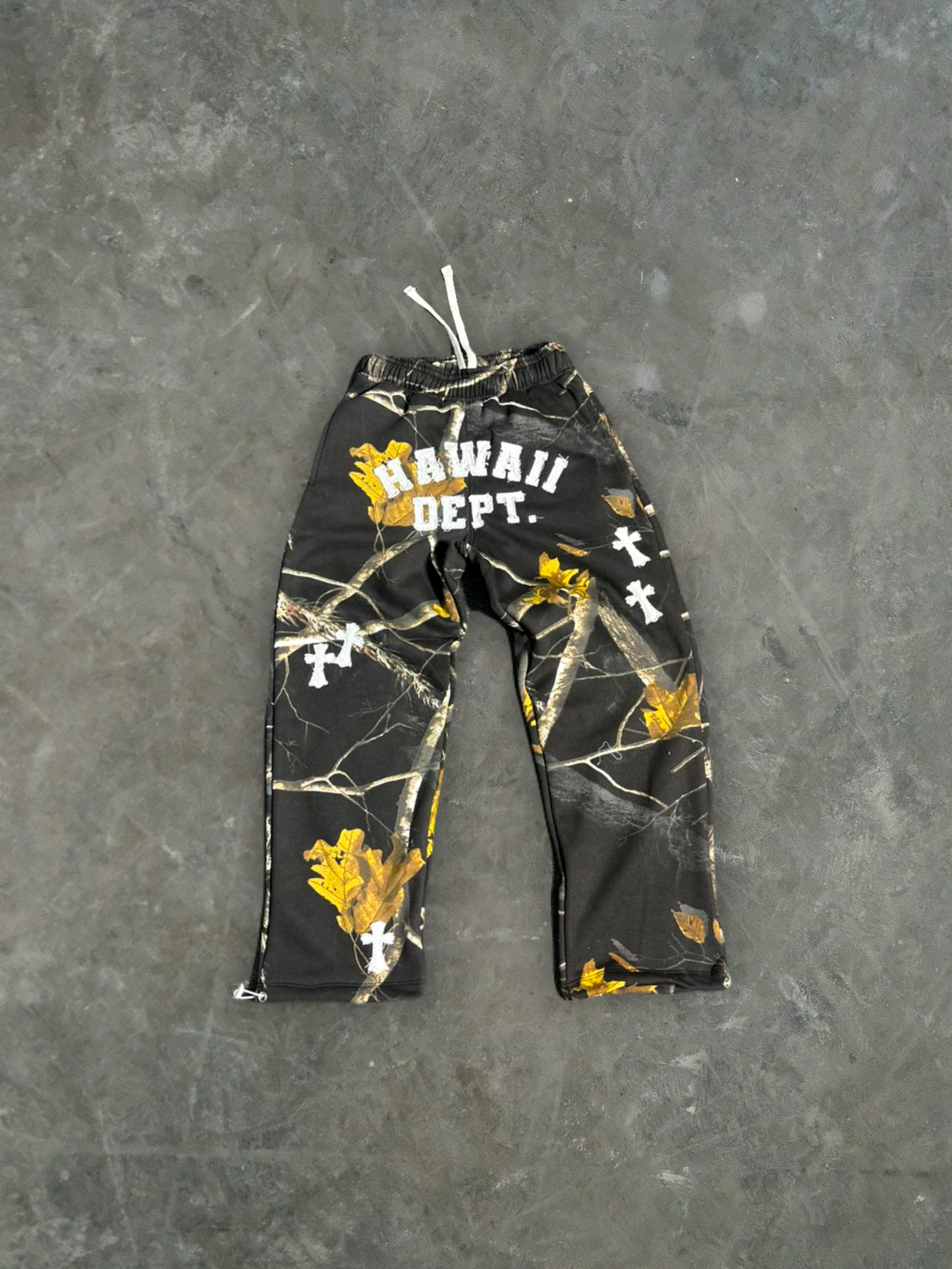 Hawaii Dept Black Camo Sweats
