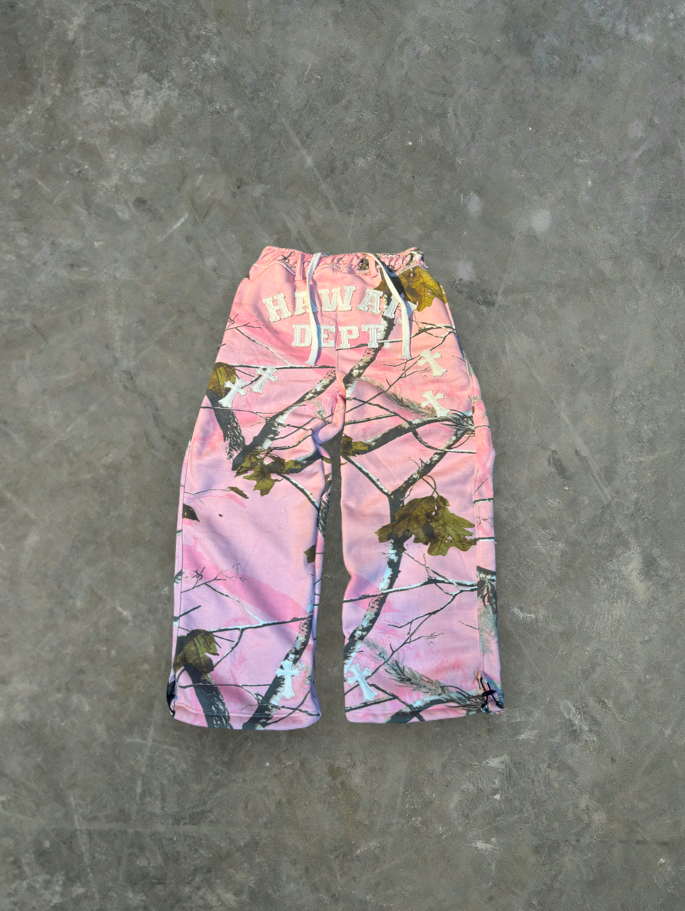 Hawaii Dept Pink Camo Sweats