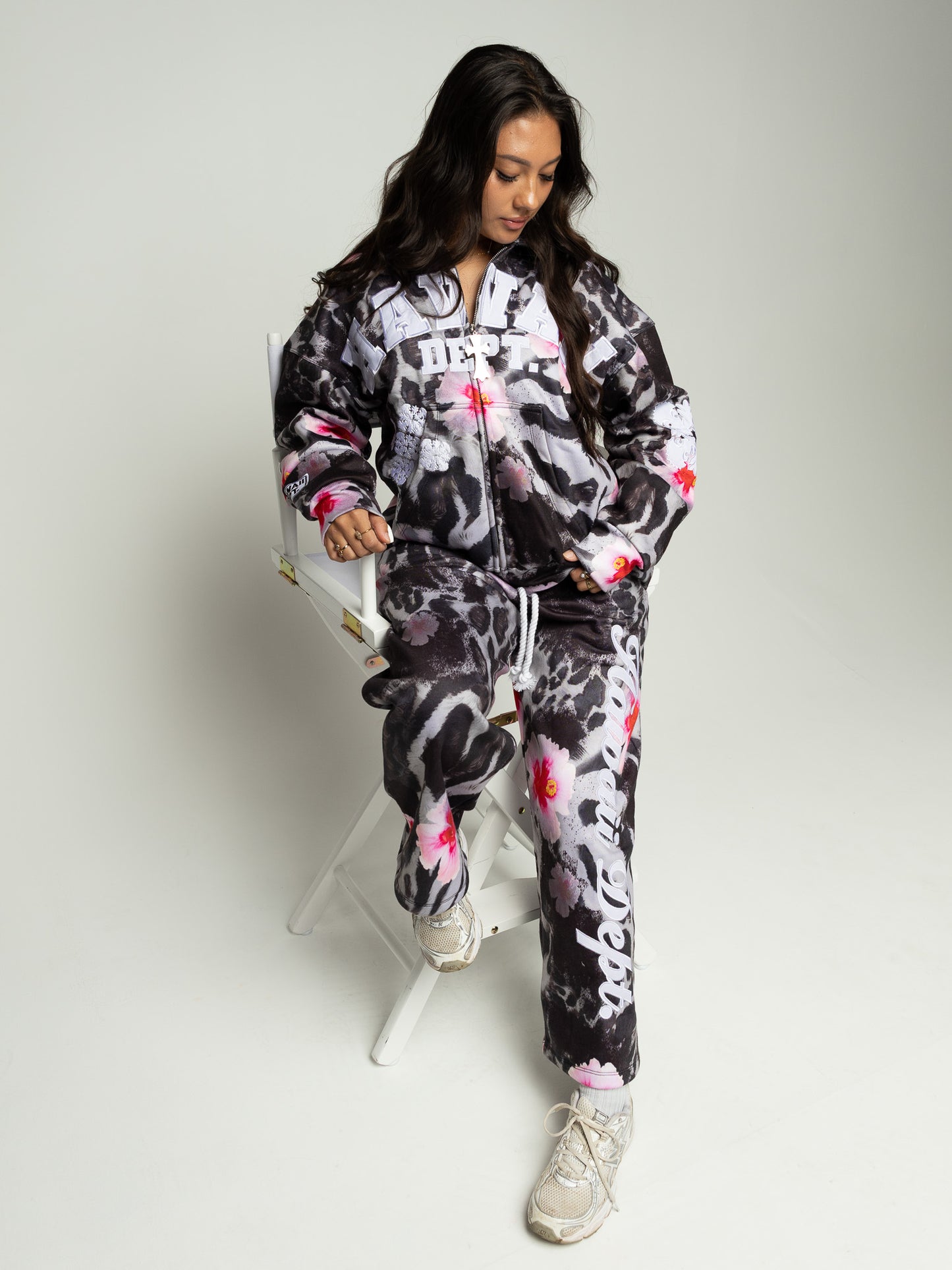 Hibiscus Mirage Leopard Zip