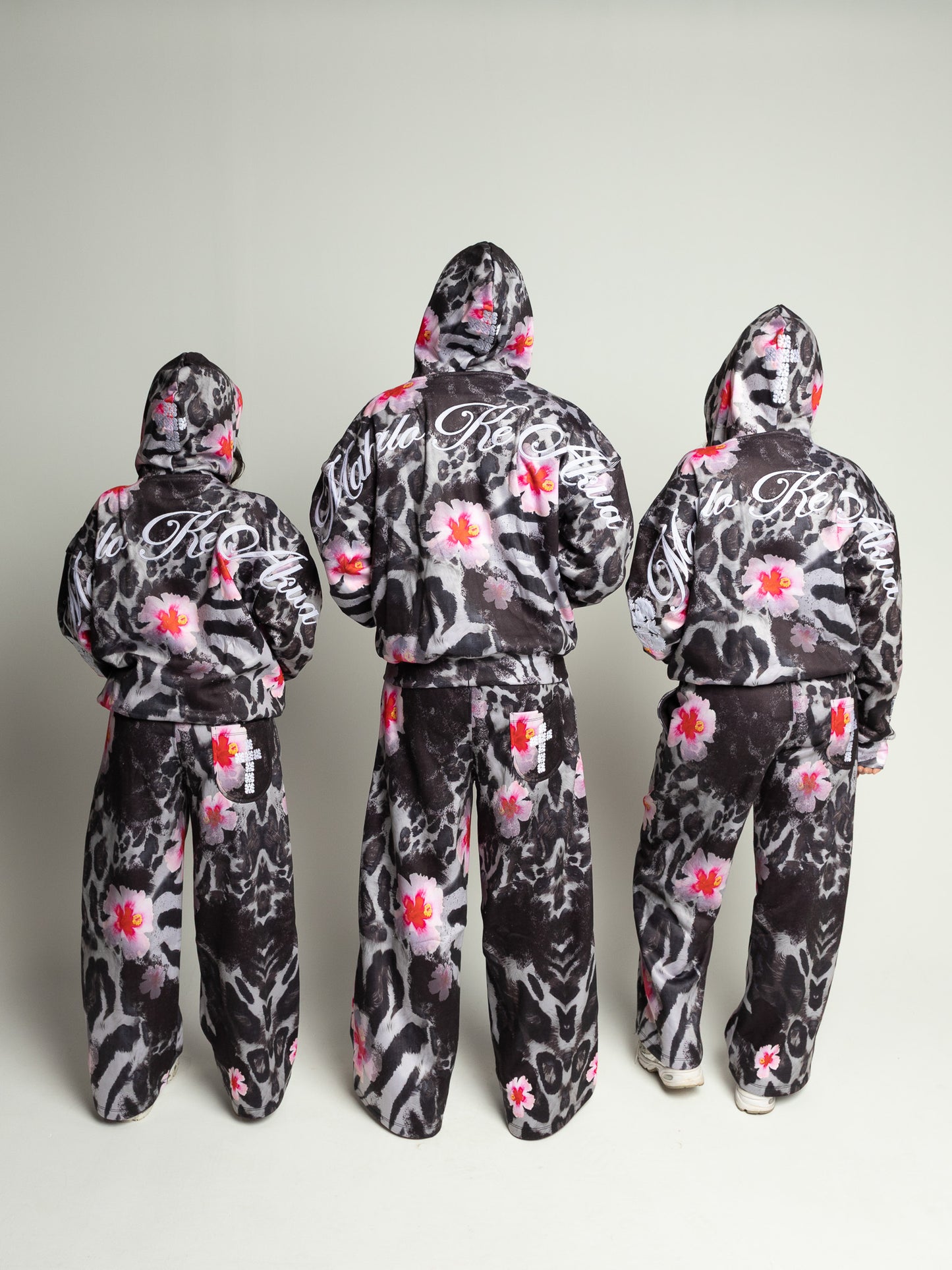 Hibiscus Mirage Leopard Zip