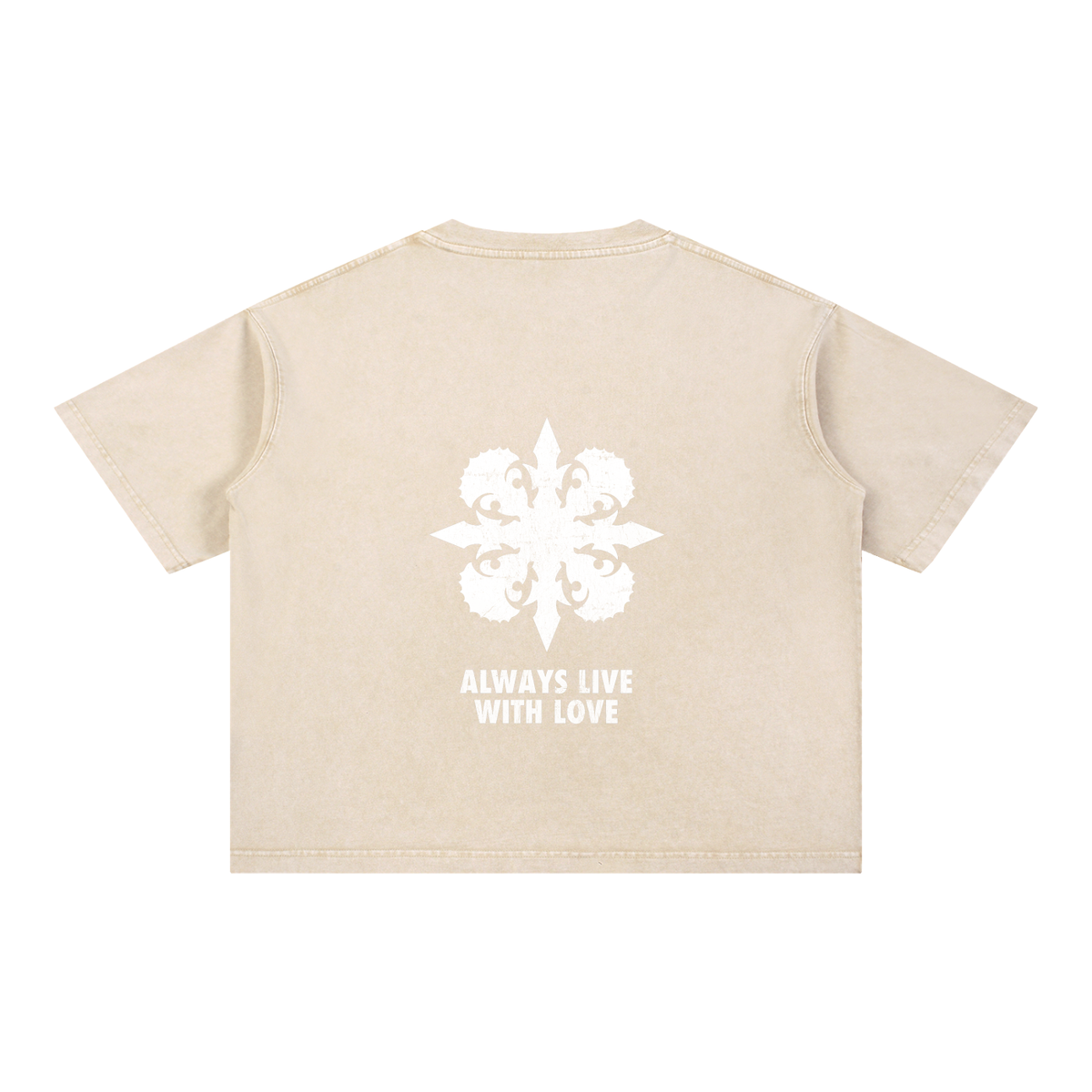 Mineral Wash Boxy Cotton T-Shirt