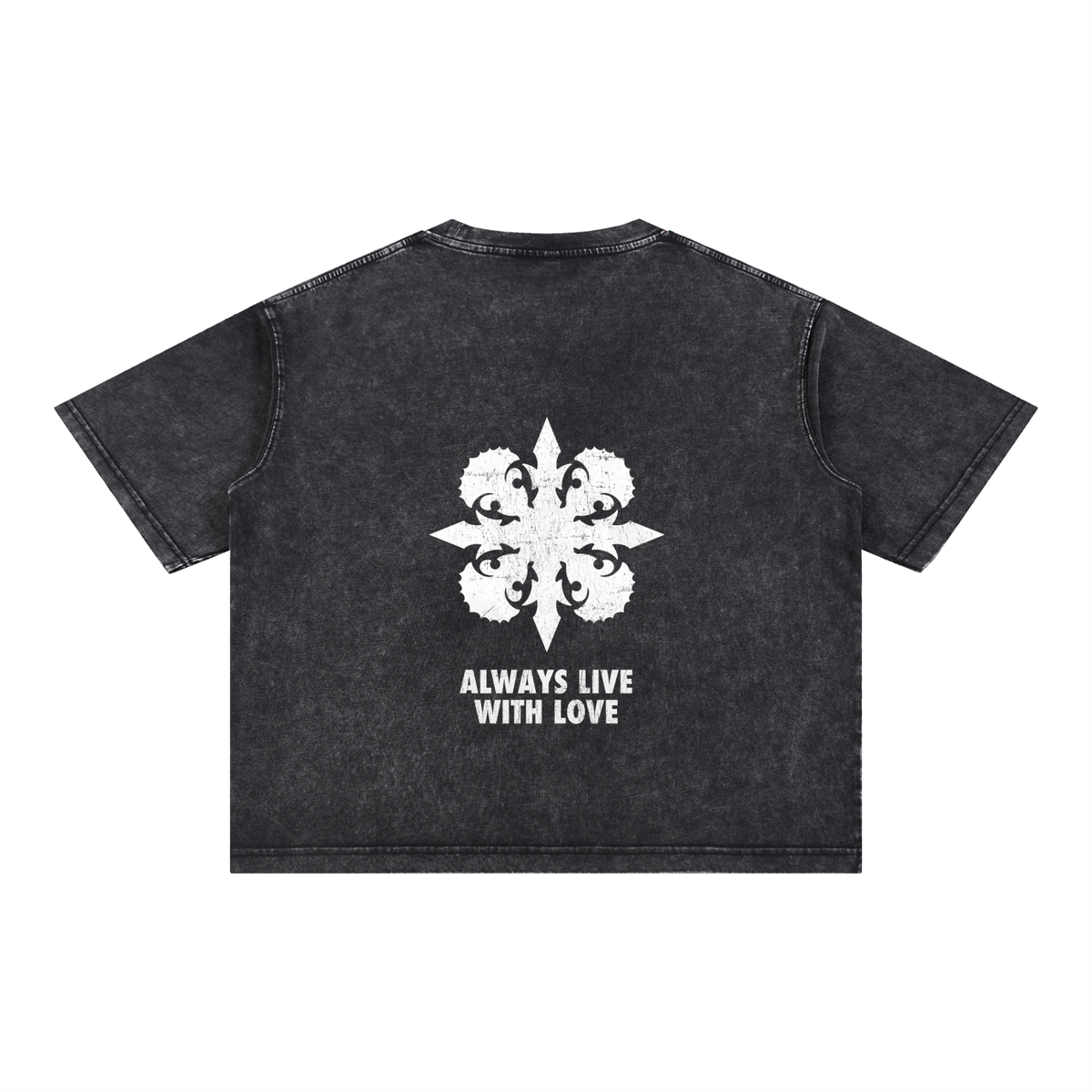 Mineral Wash Boxy Cotton T-Shirt